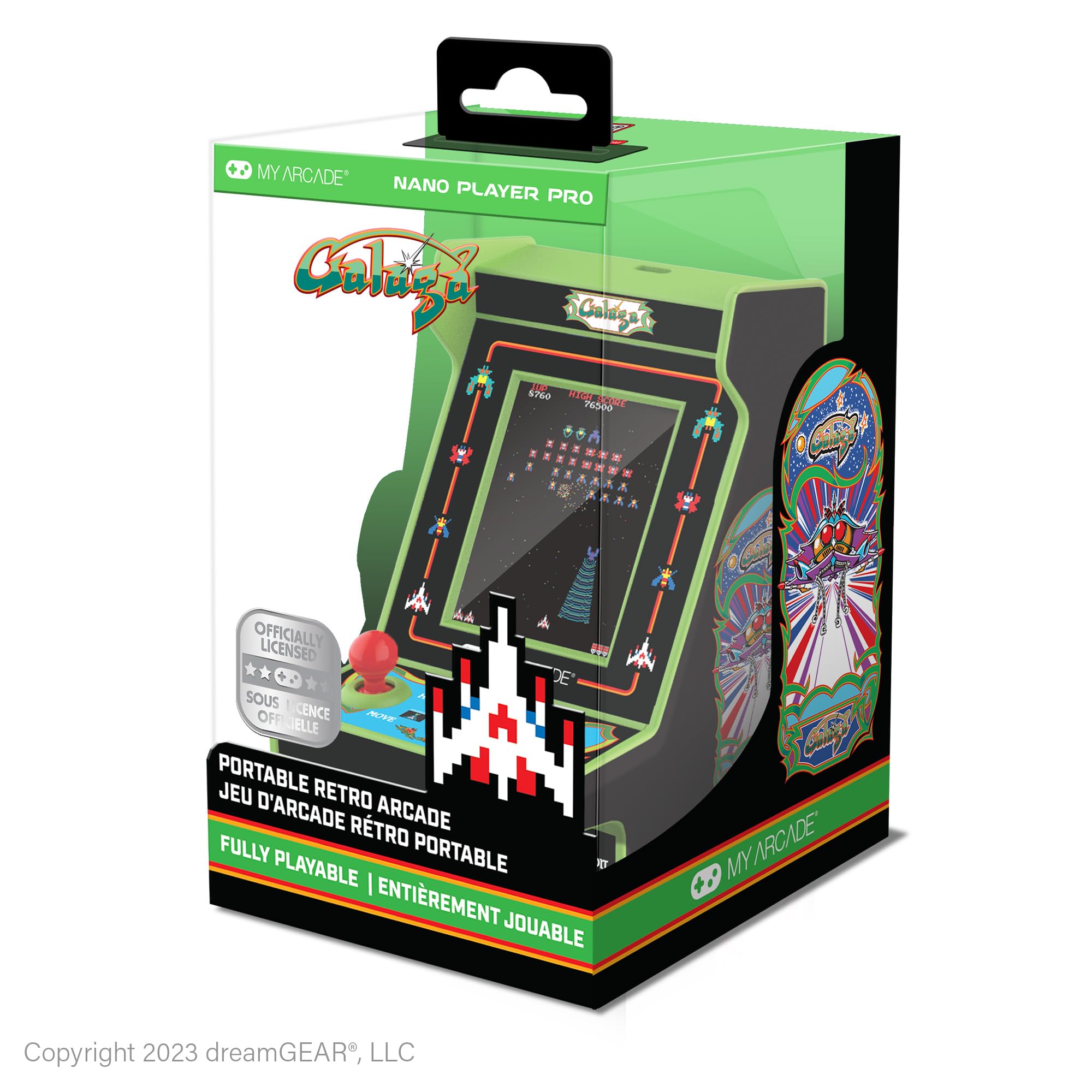 My Arcade Dgunl-4197 Galaga/Galaxian Nano Player Pro Portable Retro Arcade (2 Games In 1) My Arcade Dgunl-4197 Galaga/Galaxian Nano Player Pro Portable Retro Arcade (2 Games In 1)